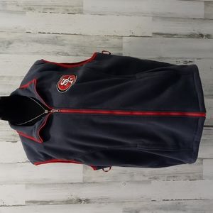 0727 NFL San Francisco Full Zip Vest